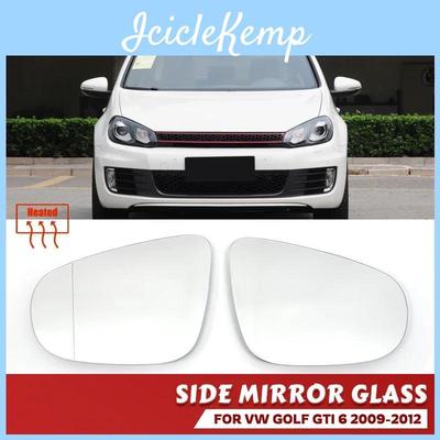 Side Car Left Rearview Right Wing Heated Mirror Glass For Vw Volkswagen Golf 6 Mk6 5k 20092012 Touran 20112015