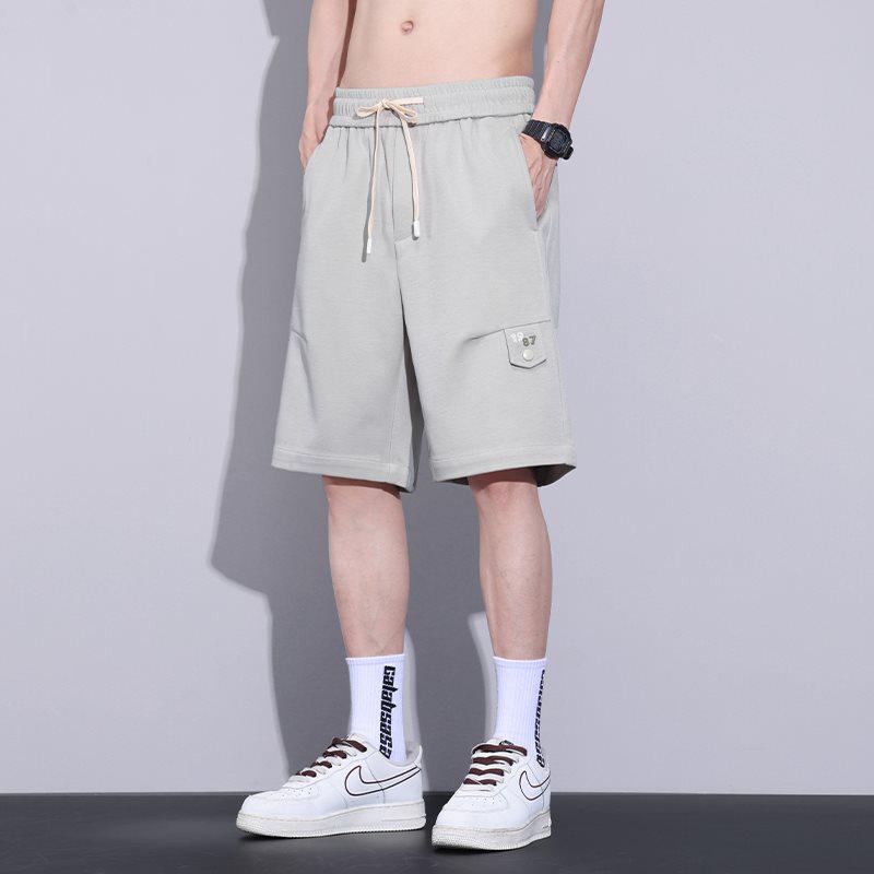 Men's Fashion Ice Silk Casual Mid-Length Shorts - Summer 2026 American Style