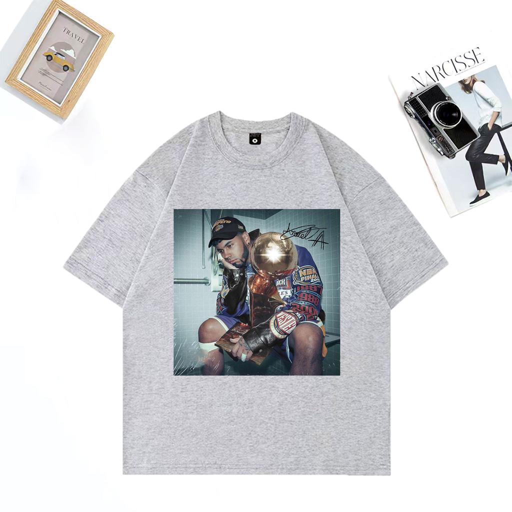 Anuel AA Graphics T Shirt Unisex WOMENs Fashion Oversized streetwear Cotton t shirts short sleeve vintage Unisex Hip Hop clothing