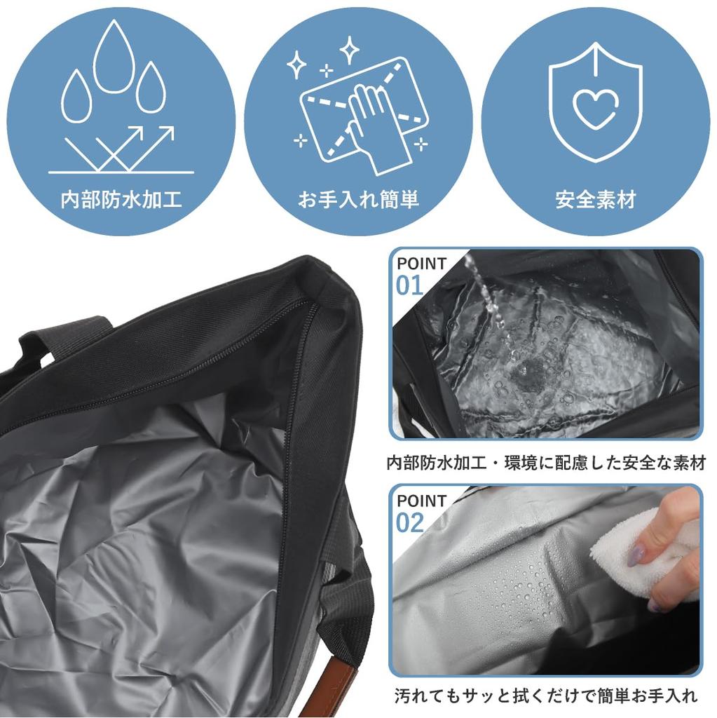 Large Capacity 30L Insulated Cooler Foldable Tote Stylish Cooler Bag for Bag Sports Bag, Lightweight, Bag, Shopping, Handbag/Shoulder (2-Way),