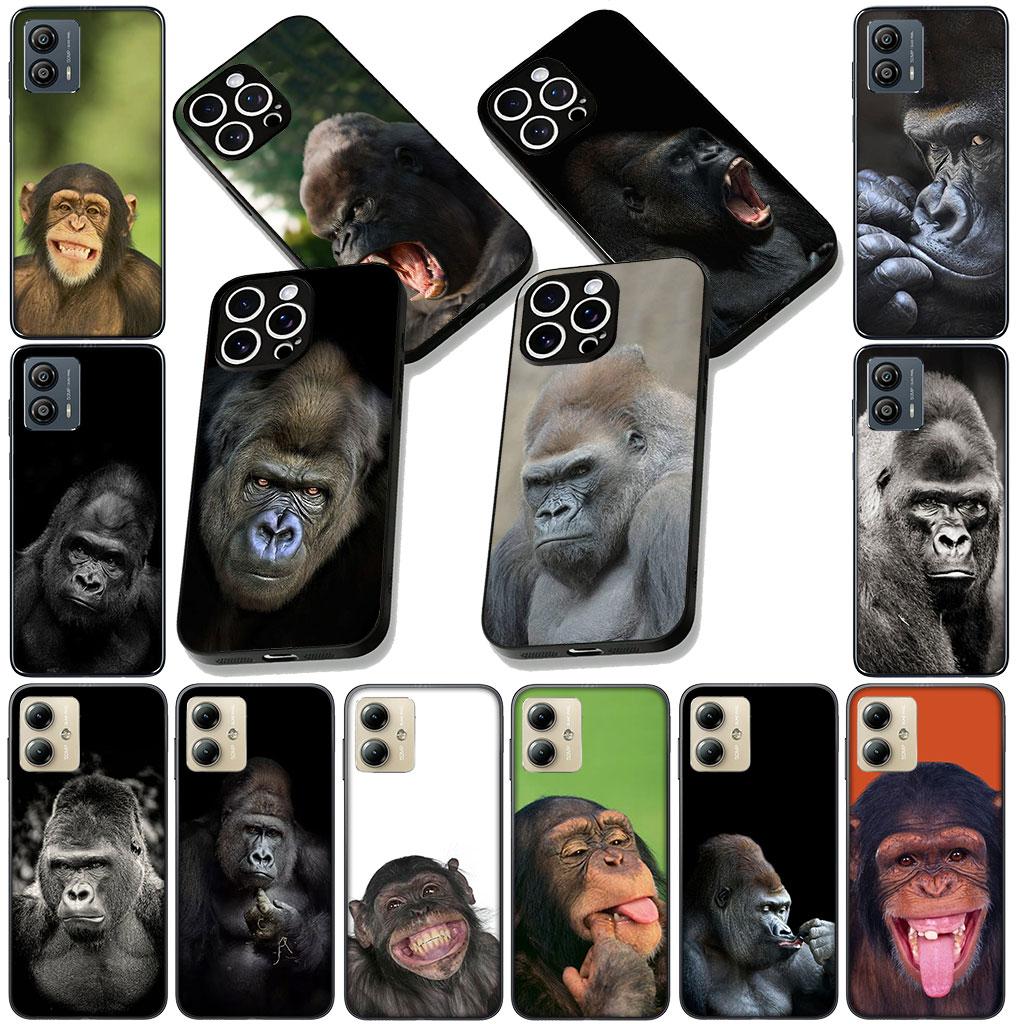 Monkey Gorilla Ape Baby Cute Phone Cover for Samsung Galaxy S22 S21 S20 FE Ultra Plus A35 A36 A55 A37 A33 A34 A57 Soft Case