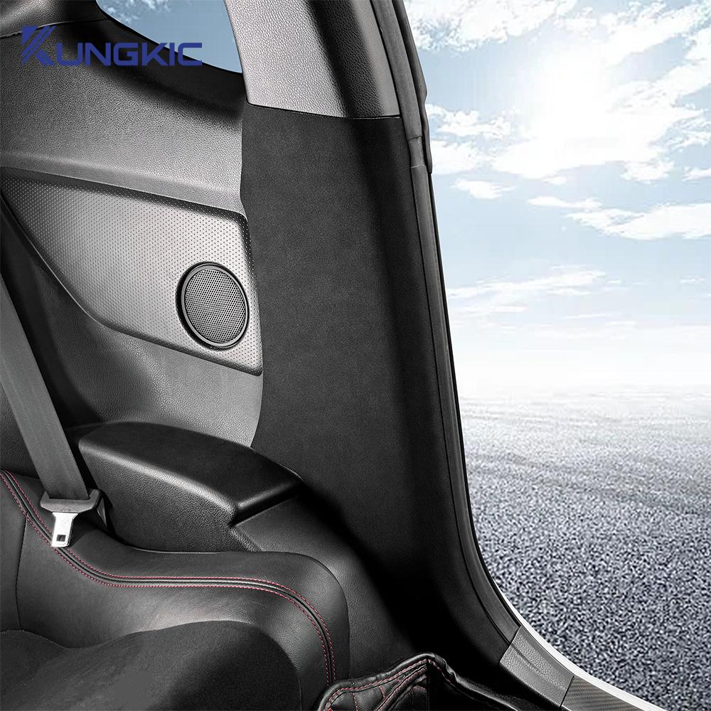 For Subaru BRZ/ Toyota GT86 2012 2013 2014 2015 2016 2017 2018 2019 2020 LHD RHD Car Suede B-pillar Protect Sticker Accessories
