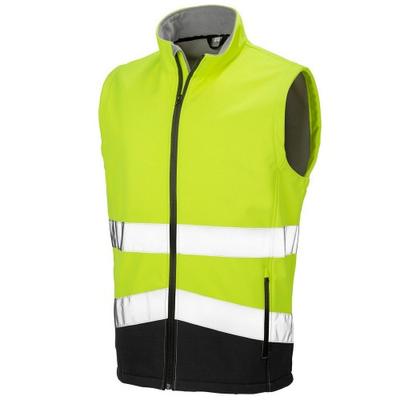 Safeguard Mens Printable Safety Softshell Vest