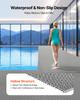 VEVOR Drainage Mat, 3 X 16.4 Ft, PVC Non Slip Commercial Floor Mat, Wet Area Water Drain Splash Matting Hollow Doormat Roll
