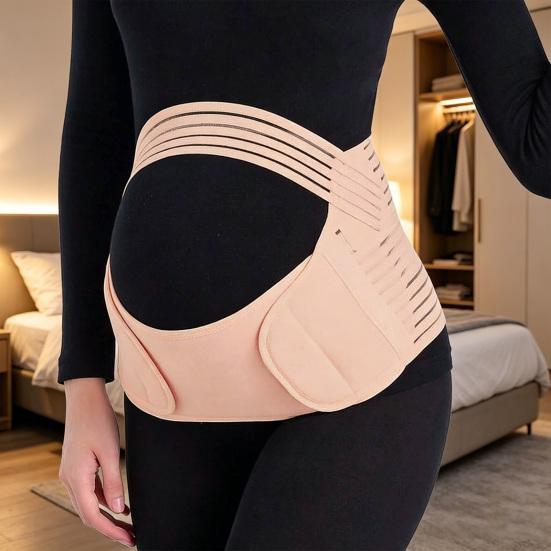 Bauchstützgürtel Verstellbare Elastische Träger Atmungsaktives Band Stützt Abdomen Schwangerschaft Taillenstütze Protector