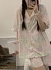 Japanese ins sweet pajamas women's summer short-sleeved shorts Hello Kitty suit student dormitory can wear loungewear outside