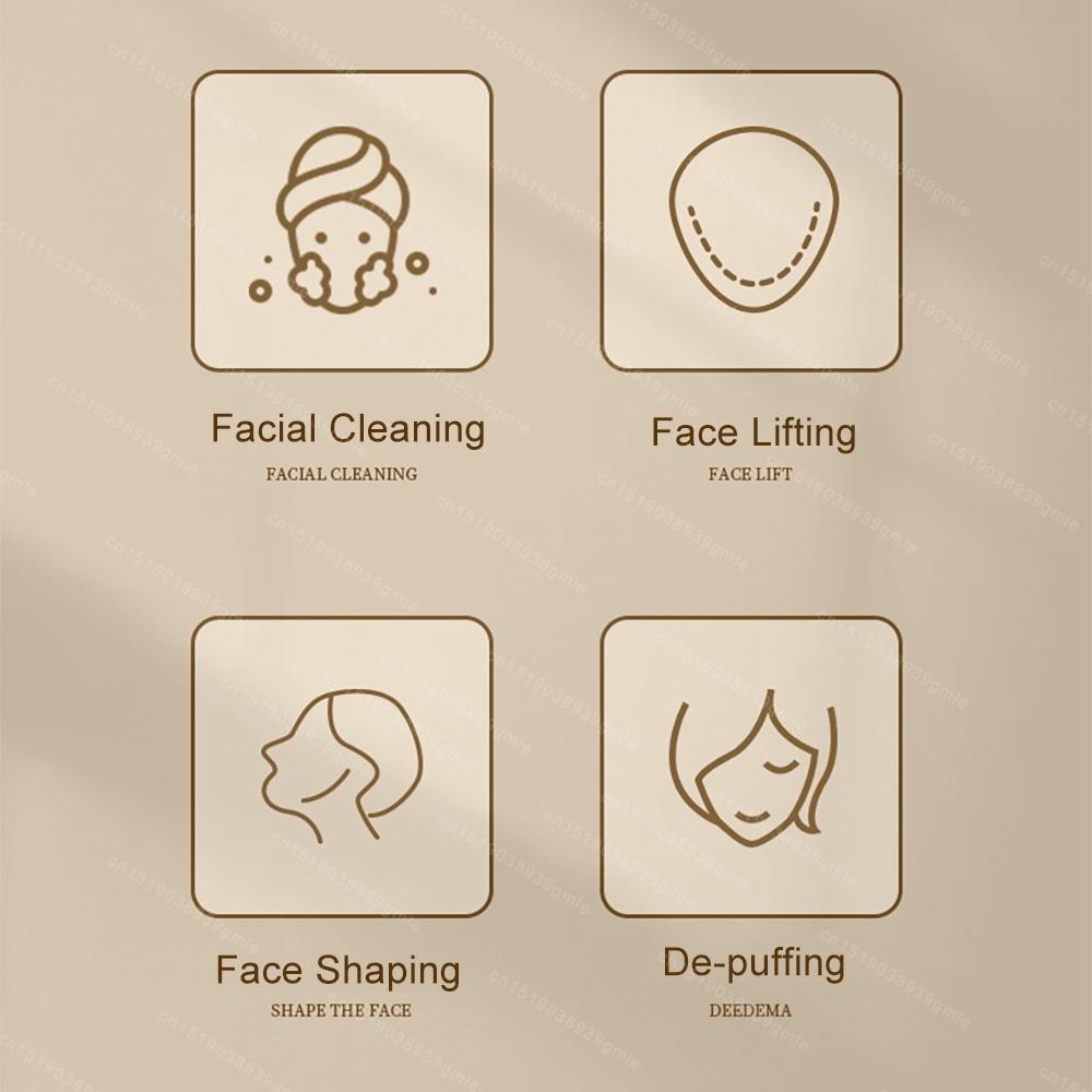 Kristall Schabplatte Gesichts Schönheit Schaben V Gesichts Massage Gesichtsreinigungsgerät Augenlifting Massageplatte