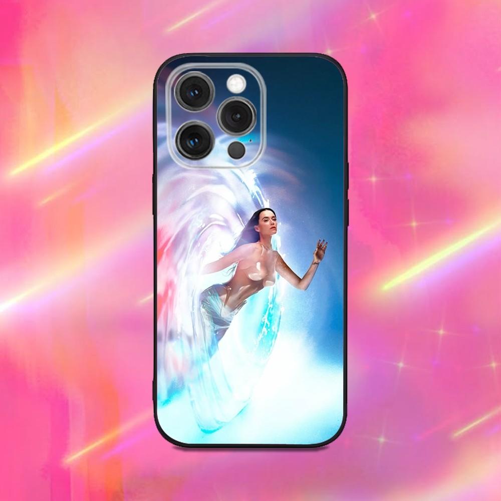 

K-Katy Singer P-Perry 143 Phone Case For iPhone 16,15,14,13,12,11,Pro,Max,Plus,X,XS,XR,SE,8,7,Mini,Soft Silicone Black Case iPhone15pro