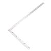 Walfront 90 Degree Right Angle Finder Ruler, Stainless Steel, Easy-to-Read Measuring Square Layout Template Tool (500mm x 250mm)