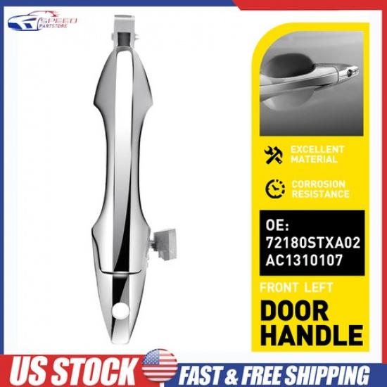 Exterior Outside Driver Front Left Door Handle ABS for 2007-2013 Acura MDX Base