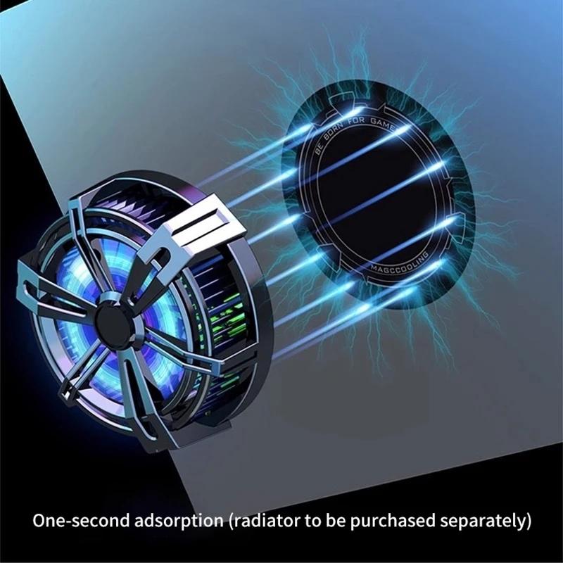 New 6/9cm Phone Ring Game Radiator Metal Plate Sheet Sticker For Magsafe For IPad Tablet PC iPhone 14 15 Phone Accessories