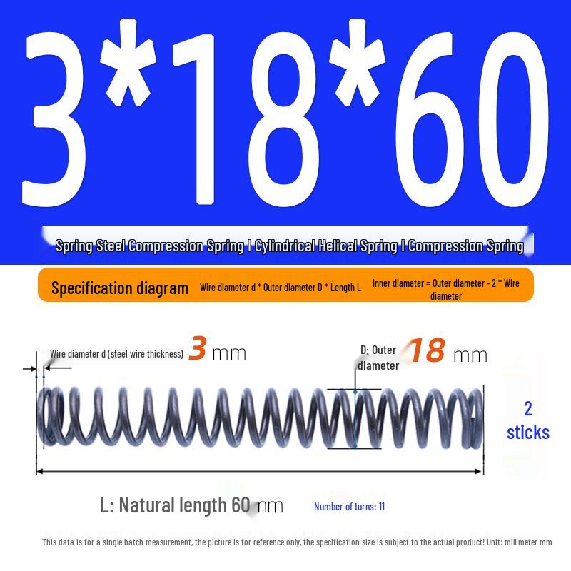 Compression Spring Y-Type Shock Absorbing Coil 3*16/17/18/19/20