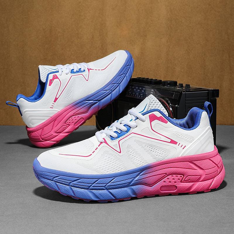 New Men'S Sneakers Summer Breathable Anti-Slip Sports Running Shoes Comfortable Light Platform Shock Absorbing Tennis Shoes Male