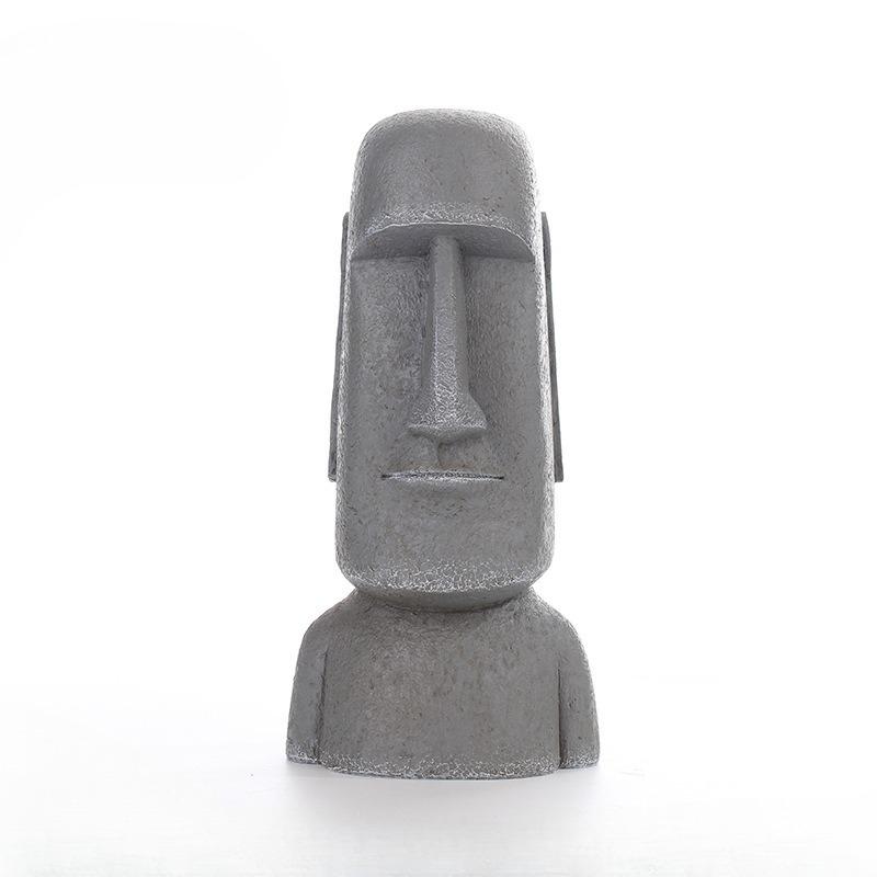 Reunion Island Stone Statue Figurines, TV Cabinet, Home Decoration, Living Room Creativity, Resin Handicrafts