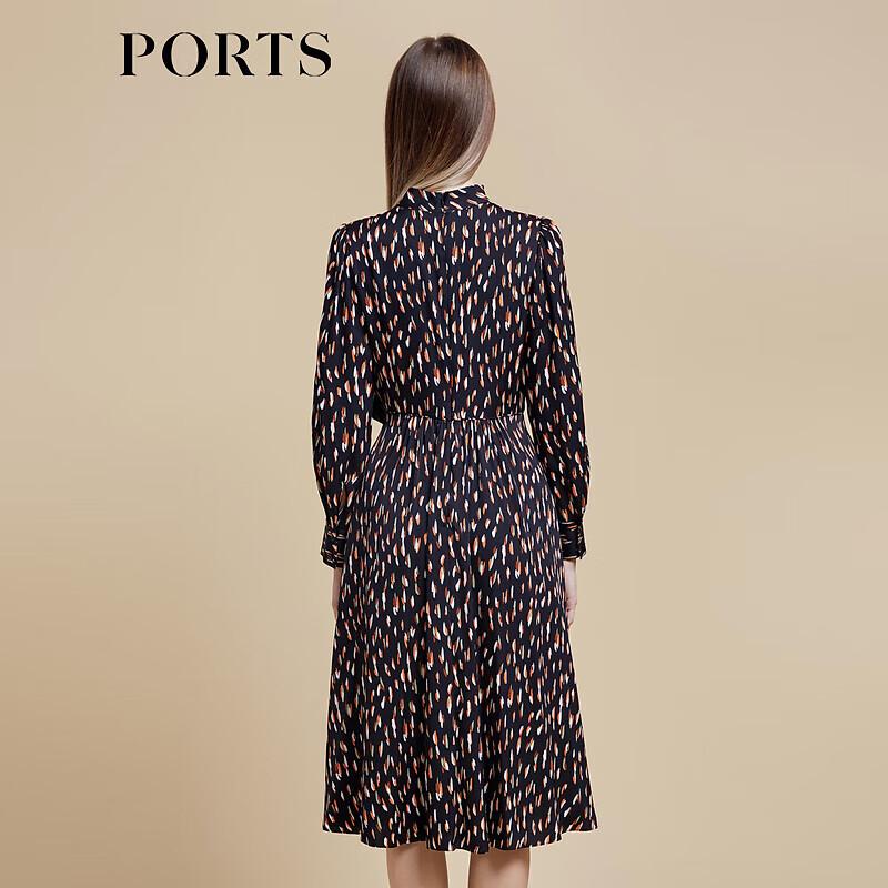 PORTS Women's Floral Knit Mid-Length Dress