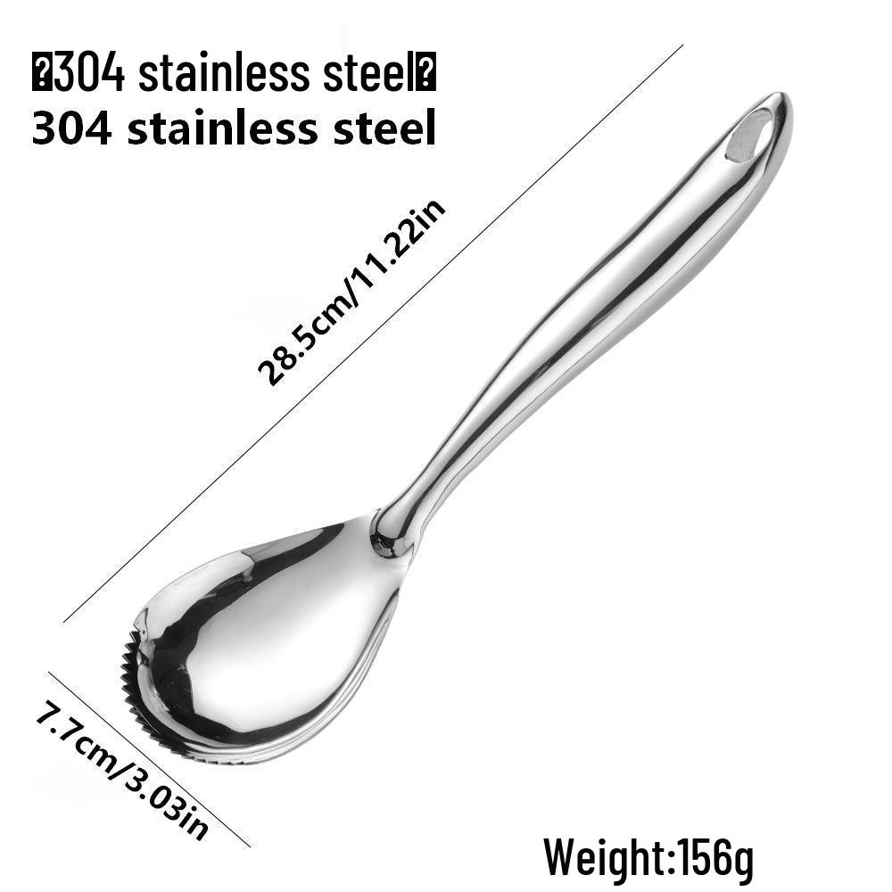 304 Stainless Steel Long Handle Ice Scraper & Shovel