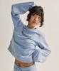 Willy War Studio Ww Puff Sleeve Crop Sweatshirt [Sky Blue]