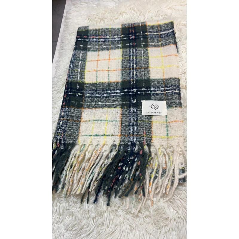 New Korean Version Woven Student Couple Warm Niche Atmosphere Versatile Autumn and Winter Scarf