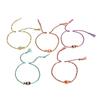 Lucky Colorful Fish Pendant Thread Rope Braided Charm Bracelet For Women Men Adjustable Jewelry Gift