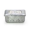 Type 118 US Standard Flush Mount Iron Junction Box for Wall Switch/Outlet