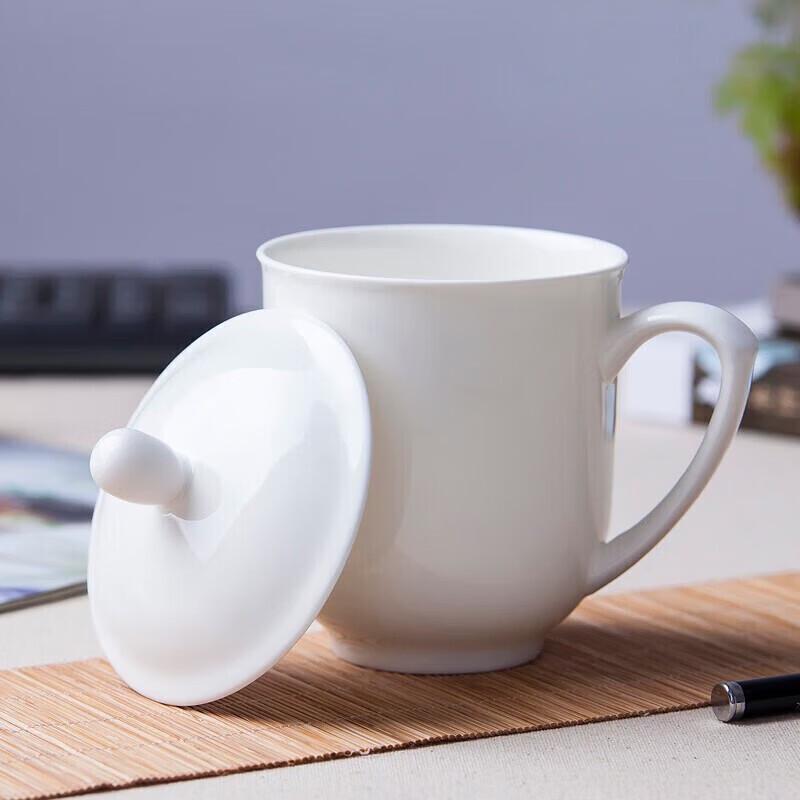 Pure White Bone China Office & Conference Teacup Set