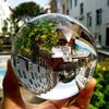 1PC Crystal Sphere Photography Props Clear Reflective Glass Ball Decor Crystal Ball