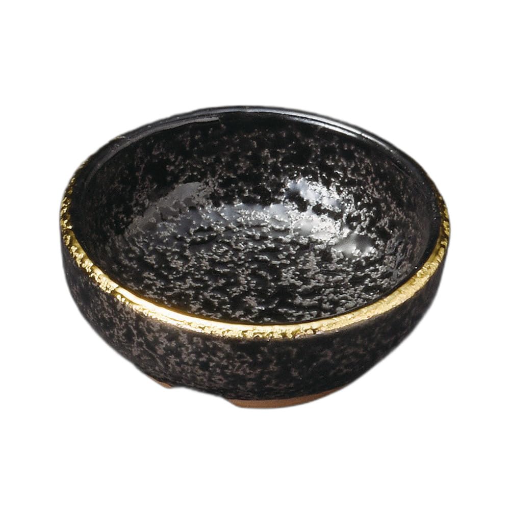 

Black Chirashi Mouthpiece Round Chiyo Mouth Small Bowl Reinforced Three-legged [7×2.5cm]