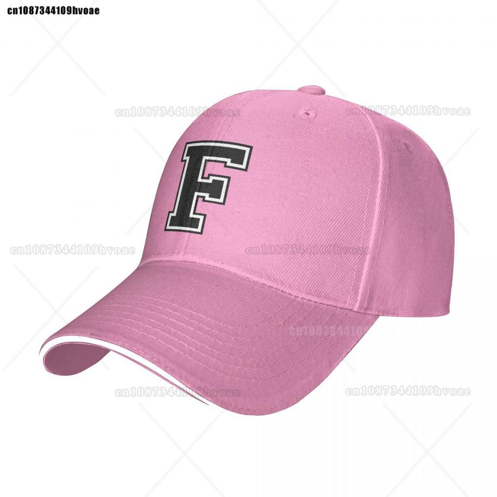 Initial Letter F Adjustable Baseball Cap For Unisex Adult High-end Womens Snapback Caps Hip Hop Street Tide Sunscreen Hats