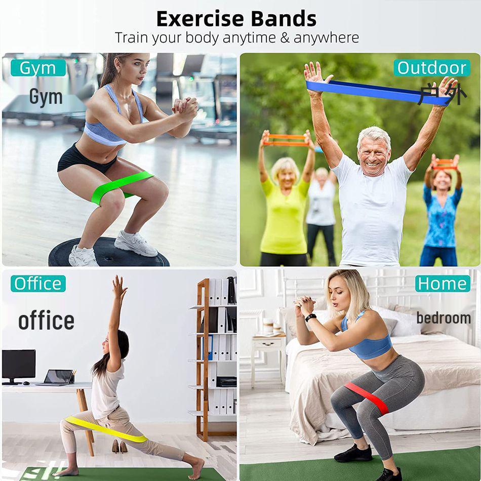 Yoga & Fitness Widerstandsband - Hüfte, Bein, Kniebeuge, Tanz Dehnkreis