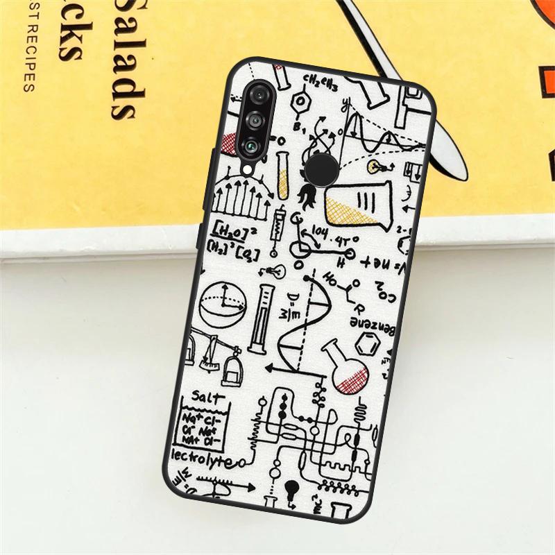 Science Chemistry Style For Huawei Nova 12S 12i 9 10 SE 7i 8i 11i Y60 Y61 Y70 Y72 Y73 Y90 Y91 P20 P40 P30 Lite Case