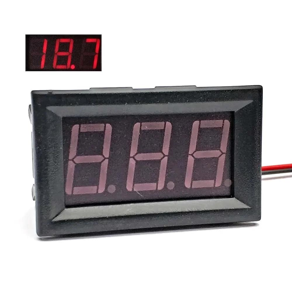 AC 70-500V 0.56" LED Digital Voltmeter Voltmetru Volt Instrument 2 Fire Afișaj Roșu Verde Albastru 110V 220V DIY 0.56 Inch