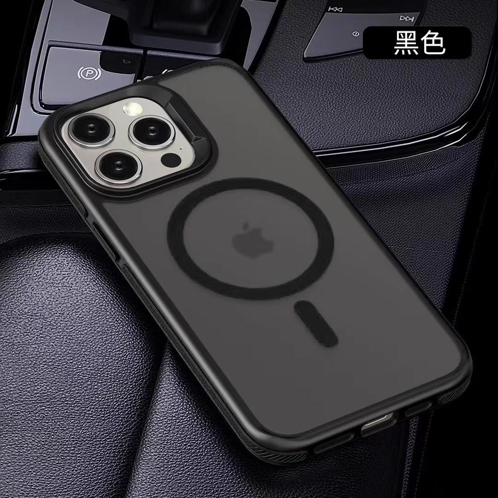 Luxury Magsafe Matte Phone Case For iPhone 11 12 13 14 15 16 Pro Max Plus Magnetic Bumper Back Cases Cover