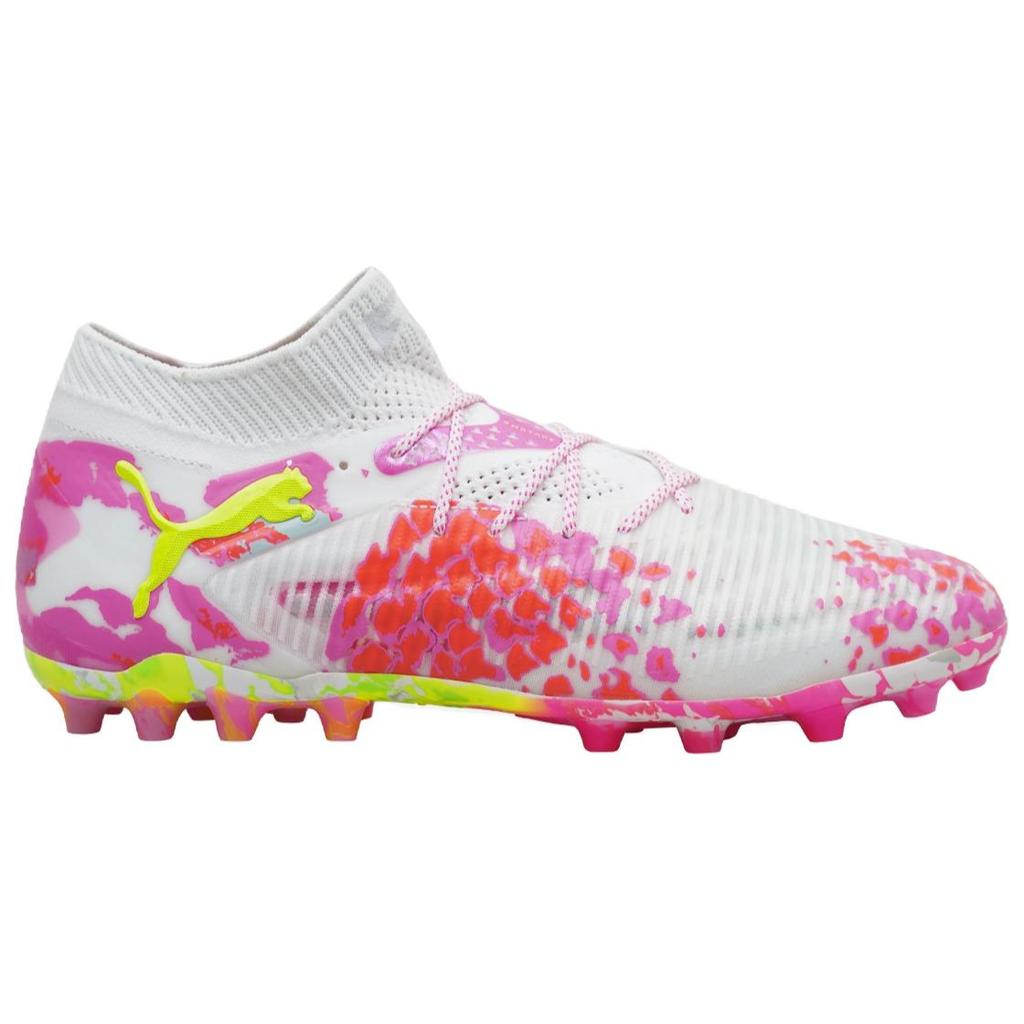 Puma Future 8 Ultimate Comfortable Versatile Durable Breathable Support Soccer Shoes Men Soccer Shoes Pink Yellow 108808-01
