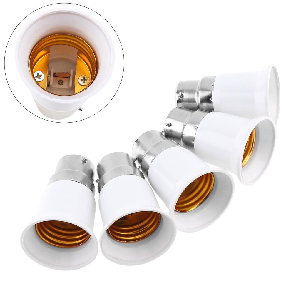 Купить 5 шт. B22 на E27 светодиодный адаптер для цоколя лампы ...