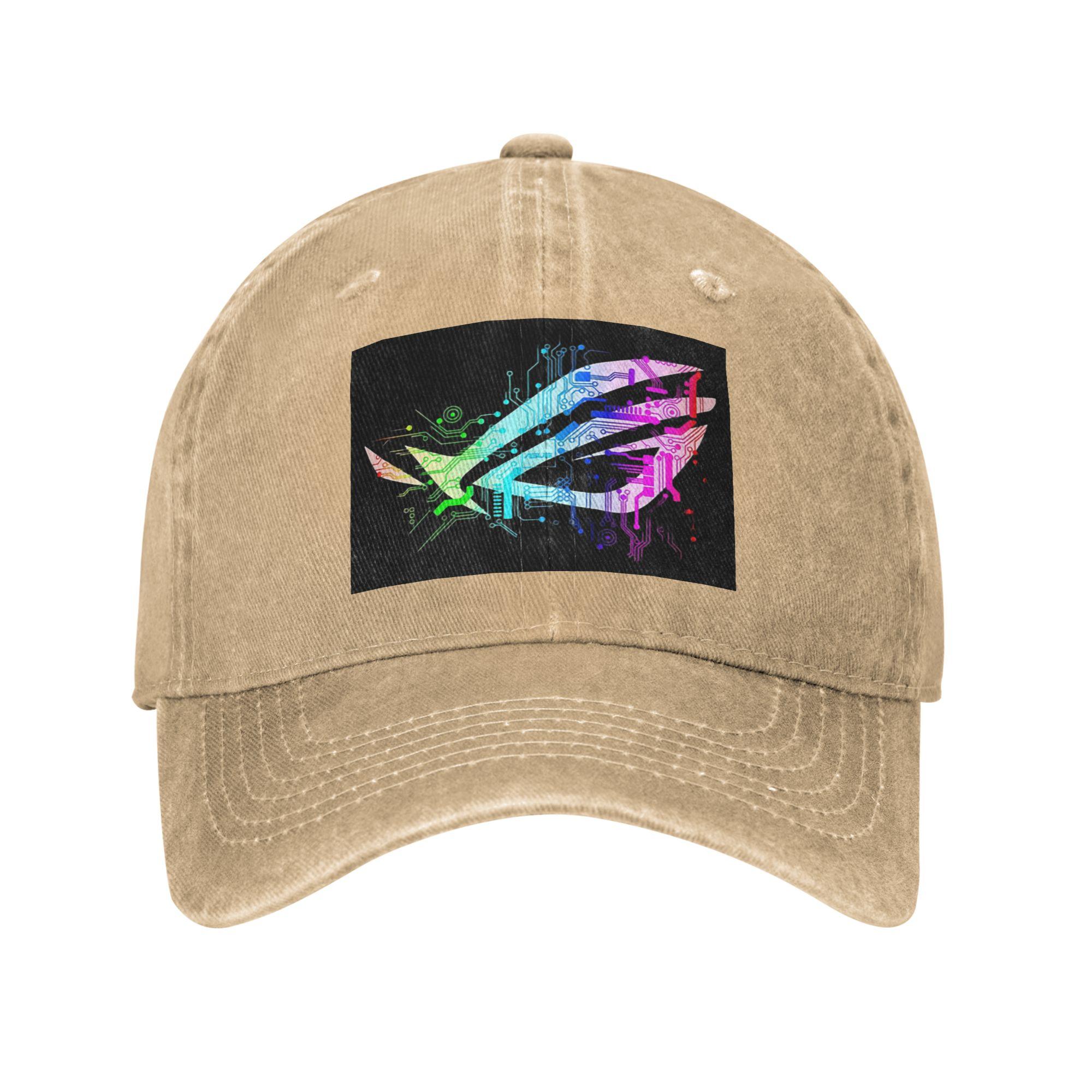 

Asus Rog Denim Cap Casual Baseball Caps Adjustable Hat Summer Unisex Baseball Hats One Size