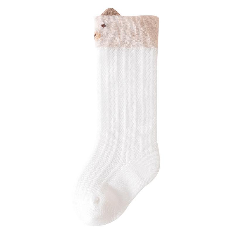 

Носки для новорожденных девочек и мальчиков, летние сетчатые тонкие детские носки, мягкие детские хлопковые гольфы, детские аксессуары 0-5 лет L(3-5y) белый