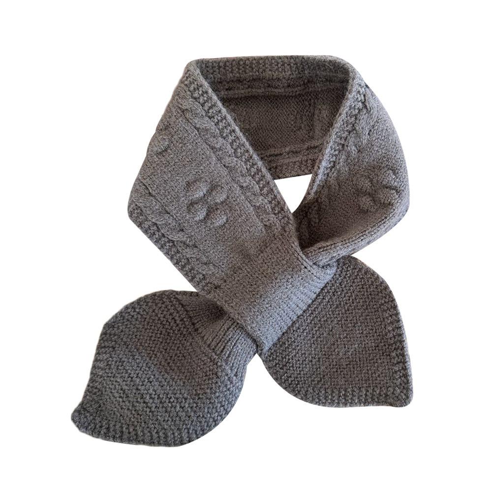 Silná dětská zimní šála Teplá pletená šála Jednoduchá dětská šála Venkovní