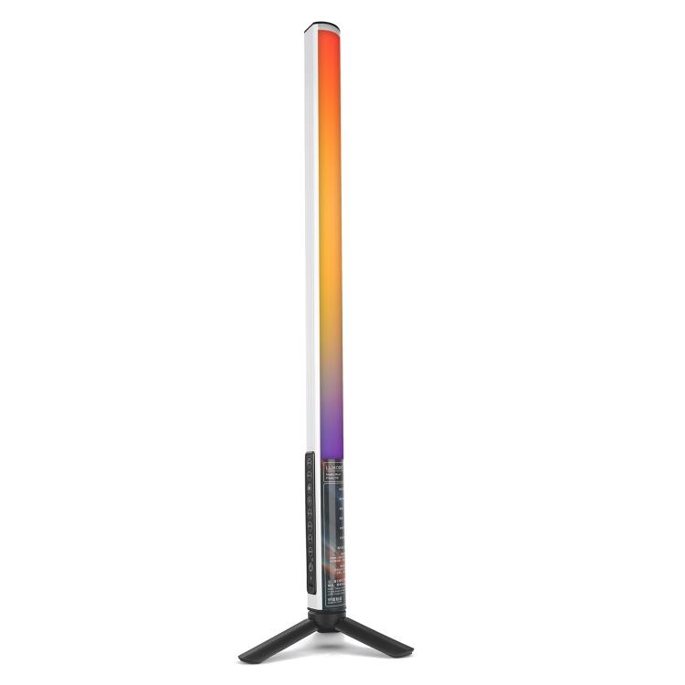 50cm RGB LED Handheld Light Stick, Music Rhythm Atmosphere Fill Light, Built-in Battery for Video Photography Vlog, No Tripod