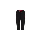 Emporio Armani Ss22 Solid Color Logo Embroidered Cuffed Knit Sweatpants Women Bottoms Black 3L2P6E-1JHSZ-0999