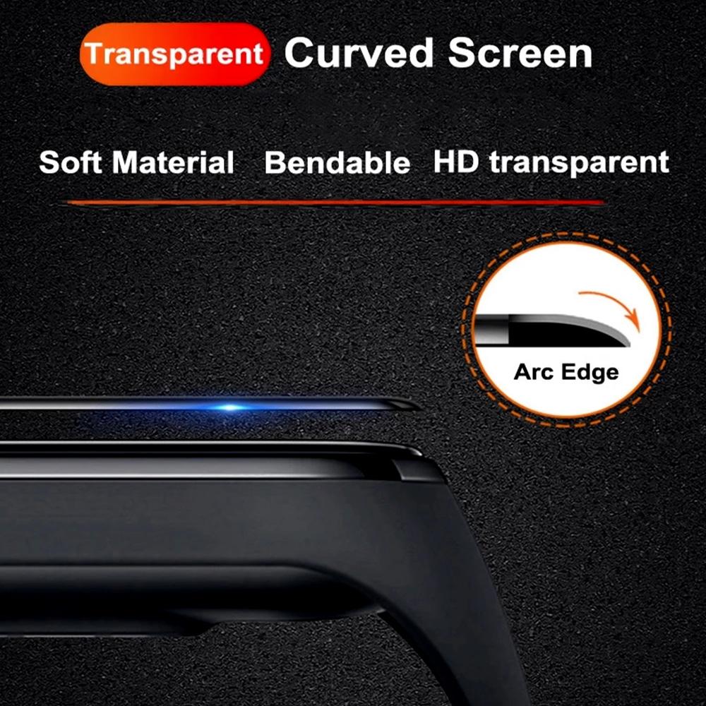 3D Protective Film for Xiaomi Mi Band 6 PMMA High Quality Full Cover Protection Touch Sensitive Fingerprint Proof Wear
