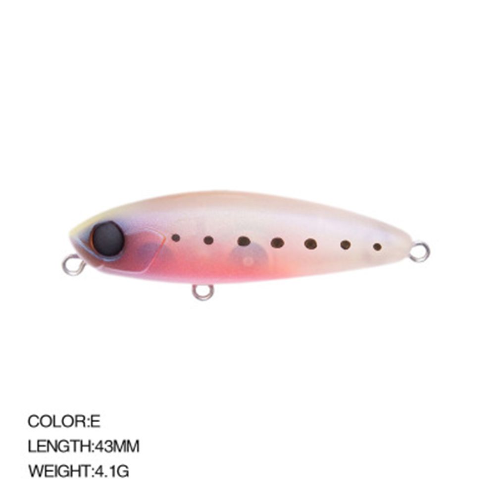Transparent Useful Tackle Pencil Baits with Steel ball Winter Fishing Fish Hooks Minnow Lures