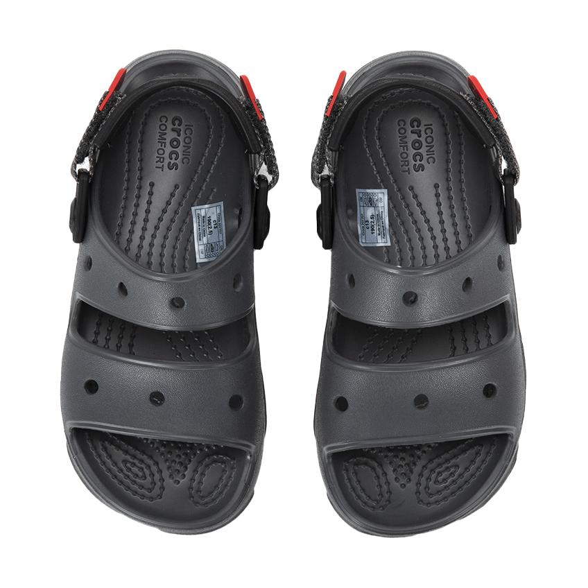 Crocs Comfortable Lightweight Versatile Childrens Sandals Kids sandals Gray 207707-0DA