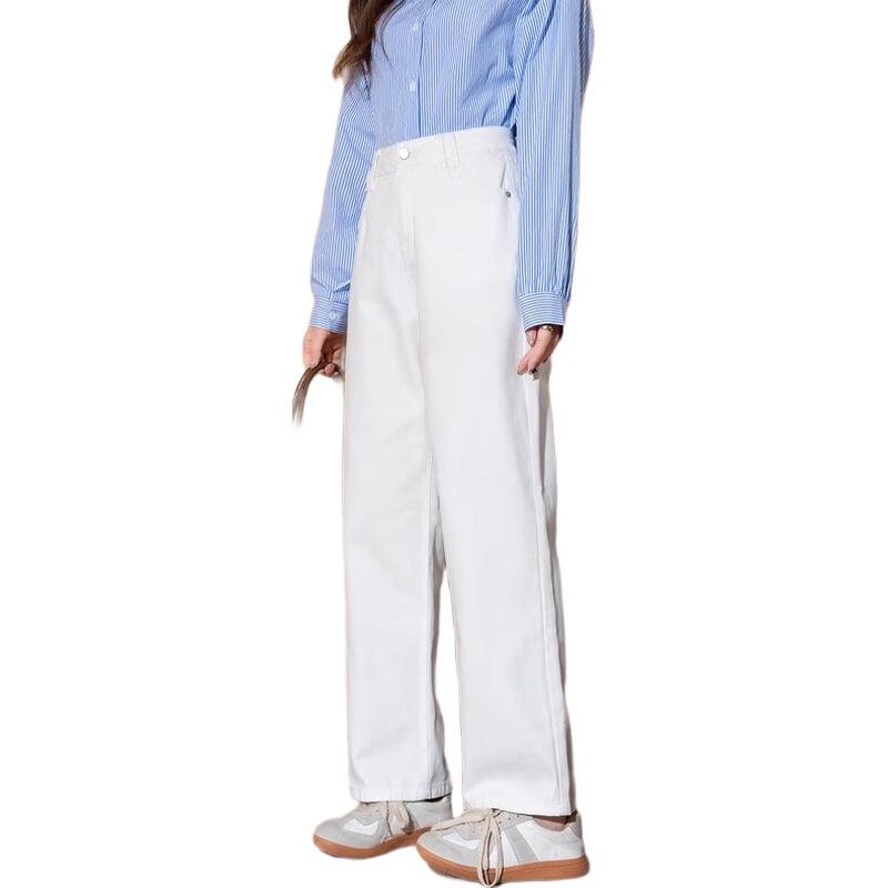 TonLion 2025 Women s Basic Cropped Jeans 29