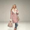 European and American style winter new solid color velvet jacket women's