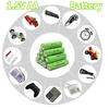 1,5 V AA NI-MH Akku 1,5 V AA Batterie für Uhren Mäuse Computer Spielzeug