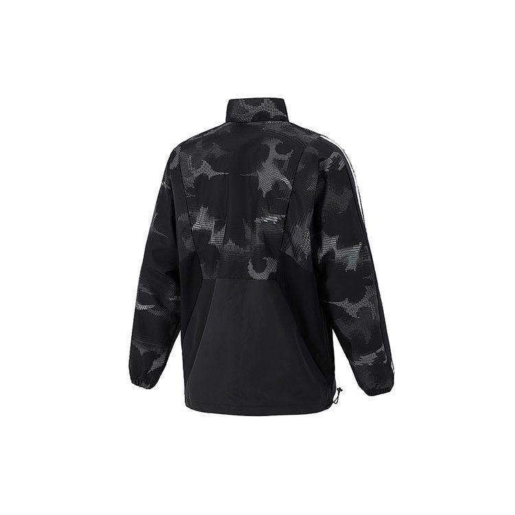 Adidas Jackets Men's Black Stand Collar Moderate Other H40236