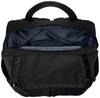 New Nylon X Leather Combination Series Front Pocket Backpack Black [Isaac] Y91-11-04 Women's