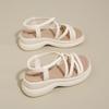 Fashion CRLAYDK Classic Women's Sandals Elastic Band Comfort Platform Ladies Straps Shoes Summer Beach Walking Casual Dressy Slippers