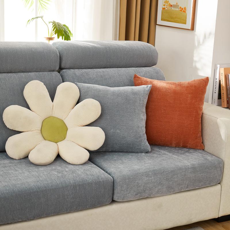 Elastic Sofa Chaise Cover Set Lounge for Living Room Cushion Seat Covers Adjustable Couch Armchairs 2 3 Seater Places Slipcovers