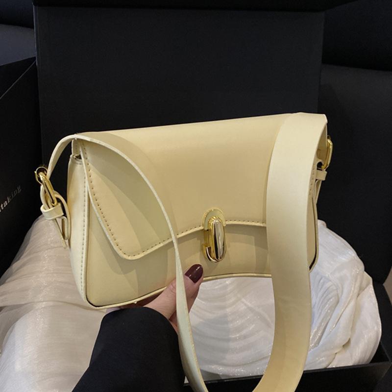 Niche Design Texture Underarm Bag Women's 2025 New Summer Shoulder Bag Simple Fashion Handbag